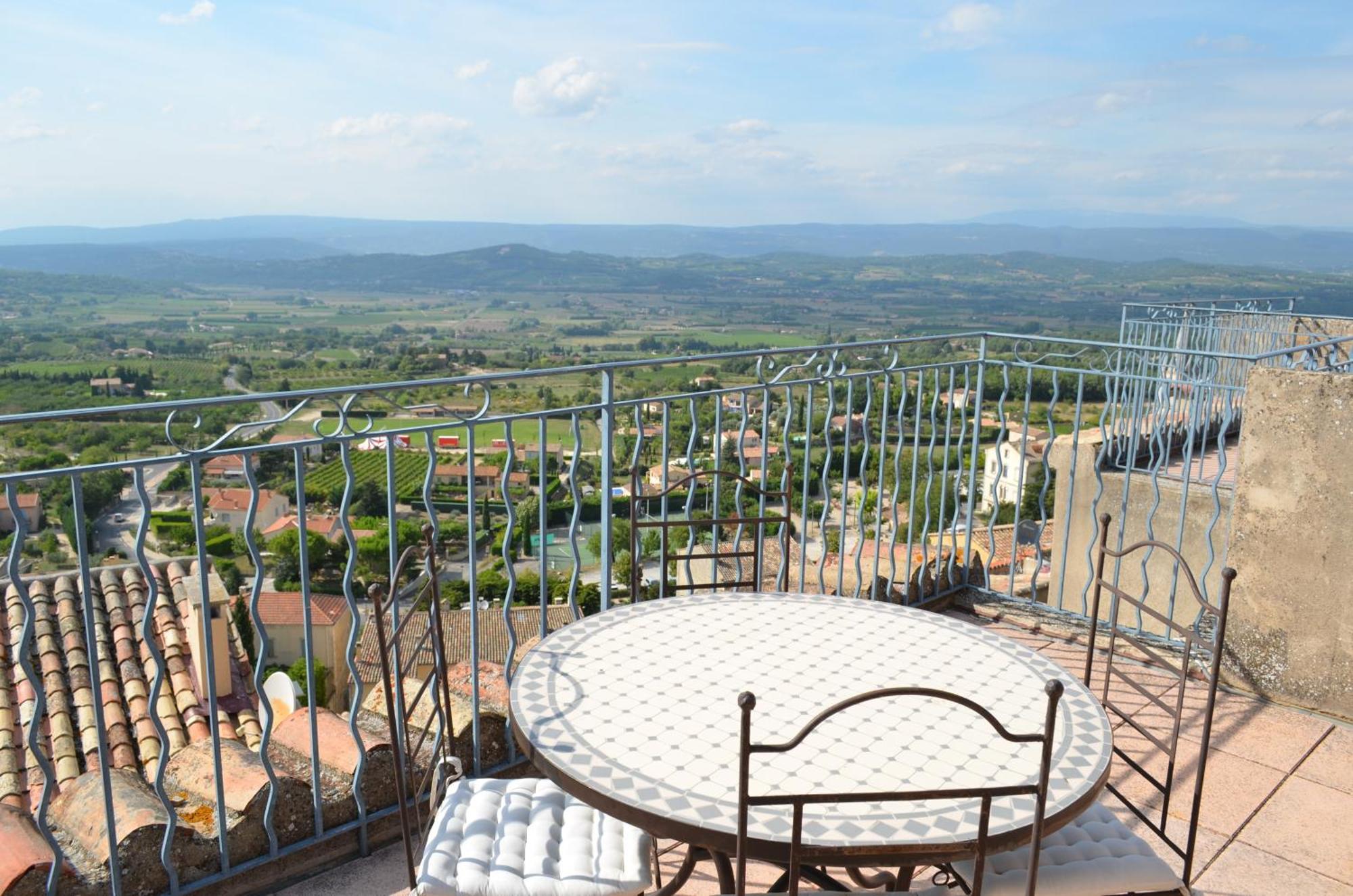 Hotel Restaurant Panoramique Cesar Bonnieux Exterior photo